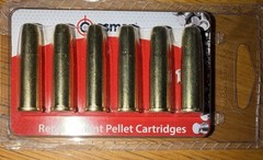 Crosman CRVLPEL6P Revolver Cartridge for .177-Caliber Pellets (6-Pack)