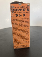 Vintage 2oz. Hoppe’s Trade Nitro Powder Solvent No. 9 B18