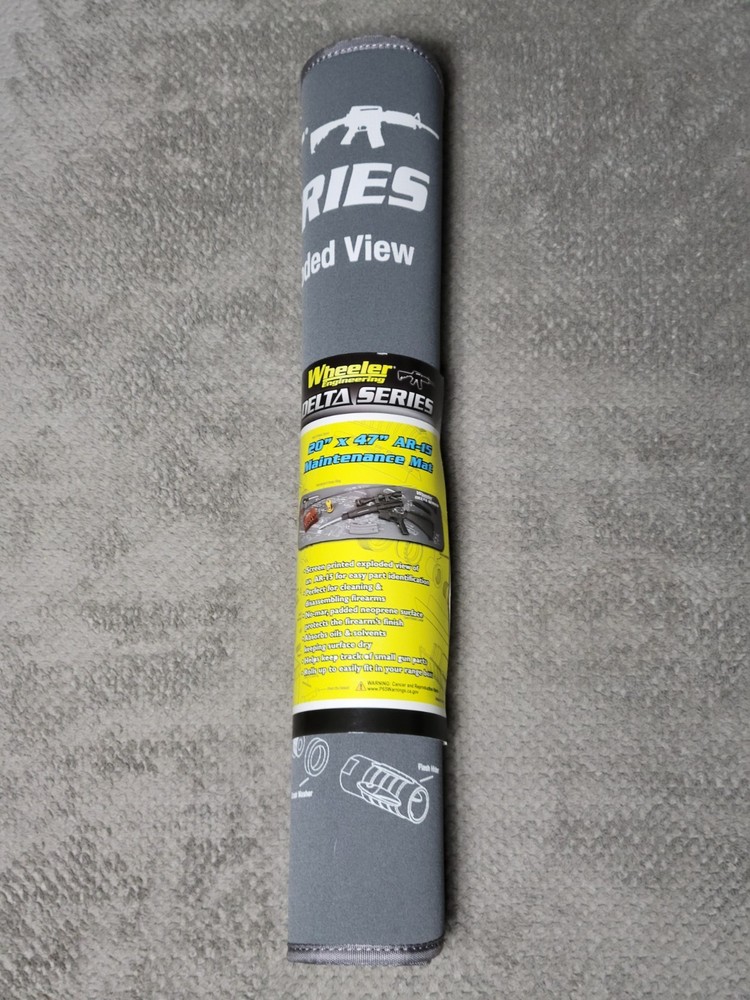 WHEELER DELTA SERIES GUN MAINTENANCE MAT 156824 Exploded View Rubber Back NEW