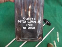 Vintage OUTER’S BP 610 shotgun cleaning rod and tips in plastic pouch All gauges