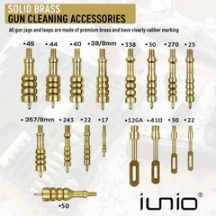 Kit universal para limpieza de pistola para todos los calibres de rifle limpieza