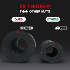 Large Gun Cleaning Mat – 2X Thicker, Anti-Slip, Oil Resistant, Durable Black