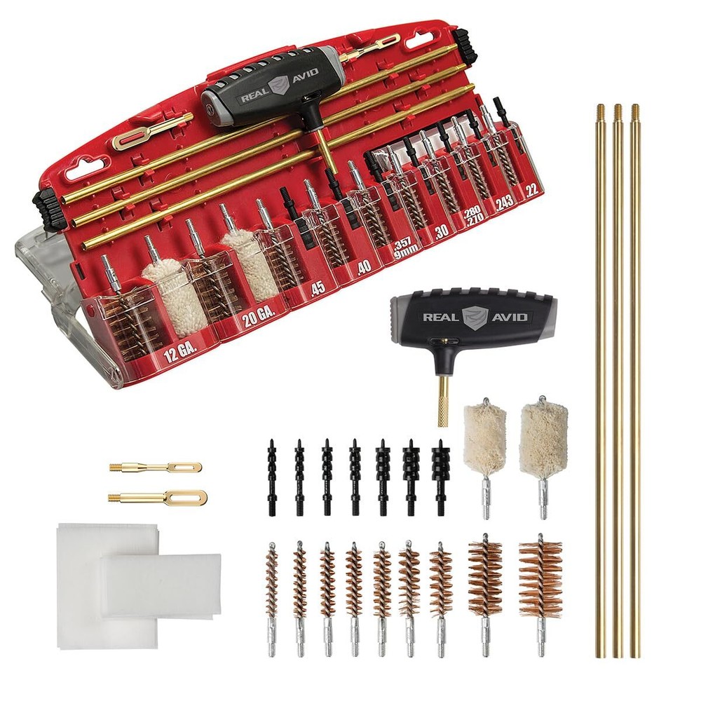 Gun Boss Pro Universal Multicolor Gun Cleaning Kit with Handle and Accessories
