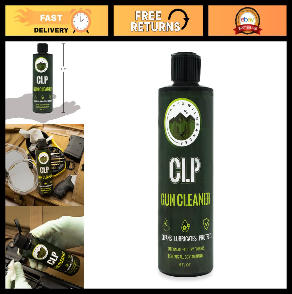 8oz All-in-One Gun Cleaner & Lubricant | Bore Cleaner, Rust Protector, Gun Oil