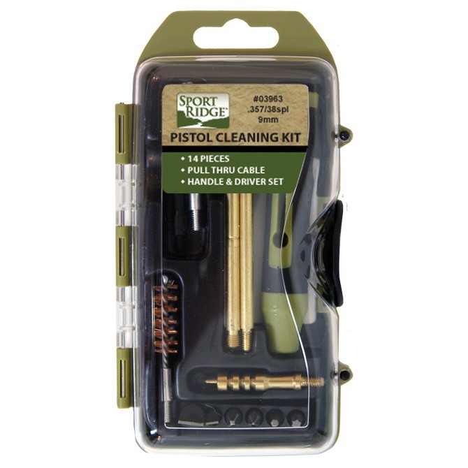 Sport Ridge 14 Piece Pistol Cleaning Kit .357 38SPL #03963