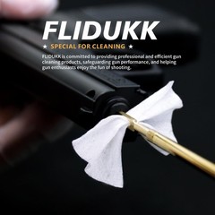 FLIDUKK Gun Cleaning Supplies 1000 PCS Patches +300PCS Pointed…