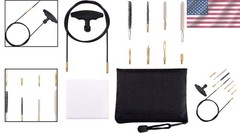 Complete Air Rifle Cleaning Solution .177 & .22 Cal with Quality Brushes & Pouch