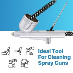Lainballow 25 Pcs Spray Gun Cleaning Kit, 4 Pcs 500ML Bottle and 21 Pcs Spray…