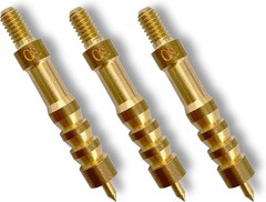 3-Piece Brass Gun Jag Kit – Long-lasting Cleaning Solution for Firearms