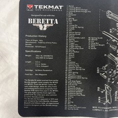 BERETTA 92 Gun CLEANING MAT – 11″ X 17″