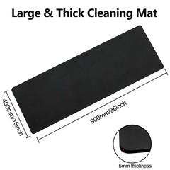 36″x16″ AR-15 Gun Cleaning Mat, 2x Thicker Non-slip Gun Mat Black