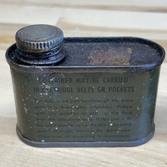 Lot of 2 Vintage Cleaning Products US Army Issued Gun Bore Cleaner & Lock-Ease