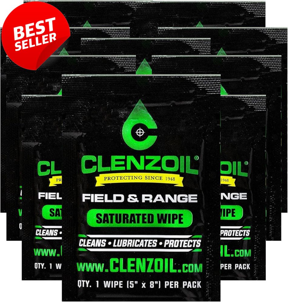Single Use Gun Oil Wipes CLP Cleaning Lubricant Packets Hunting Range – US