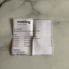 German 7.62mm G3 Bundeswehr style Gun Cleaning Kit 6 part new made by Niebling