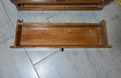 Vintage Rustic Wood Gun Cleaning Tool Box Maintenance + Caddy N49