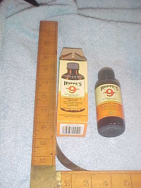 Hoppe’s No. 9 Gun Bore Cleaning Solvent, 1/2 FULL Bottle ORIGINAL BOX
