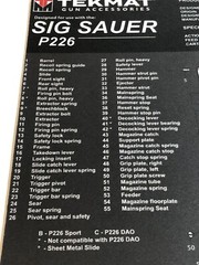 TekMat TEK-R17-SIGP226-TEK Gun Cleaning Mat 11”x17”