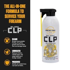 Break Free CLP Cleaner Lubricant and Preservative Gun Cleaner, CLP12, Aerosol