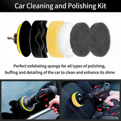 28-Piece Professional Car Detailing and Cleaning Kit for Interior and Exterior