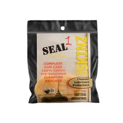 SEAL 1 SKINZ Gun Cleaning Patches For 270-30 Cal, 1.75″ Cotton, CLP Paste #SS-10