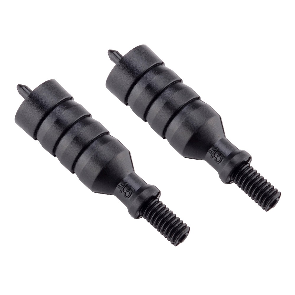 2Pcs .45 Caliber Gunslick Nylon Spear Pointed Jag Gun Clean Tip Accessories