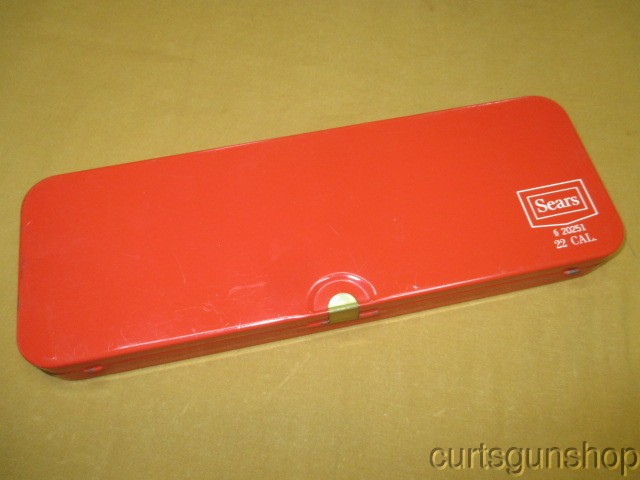 Sears Cleaning Kit for 22 Caliber Red Metal Box