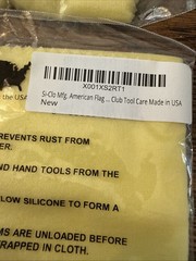 2 USA SILICONE GUN & REEL CLOTH, PROTECTS, POLISHES TREATED NOS SI-CLO MFG NOS