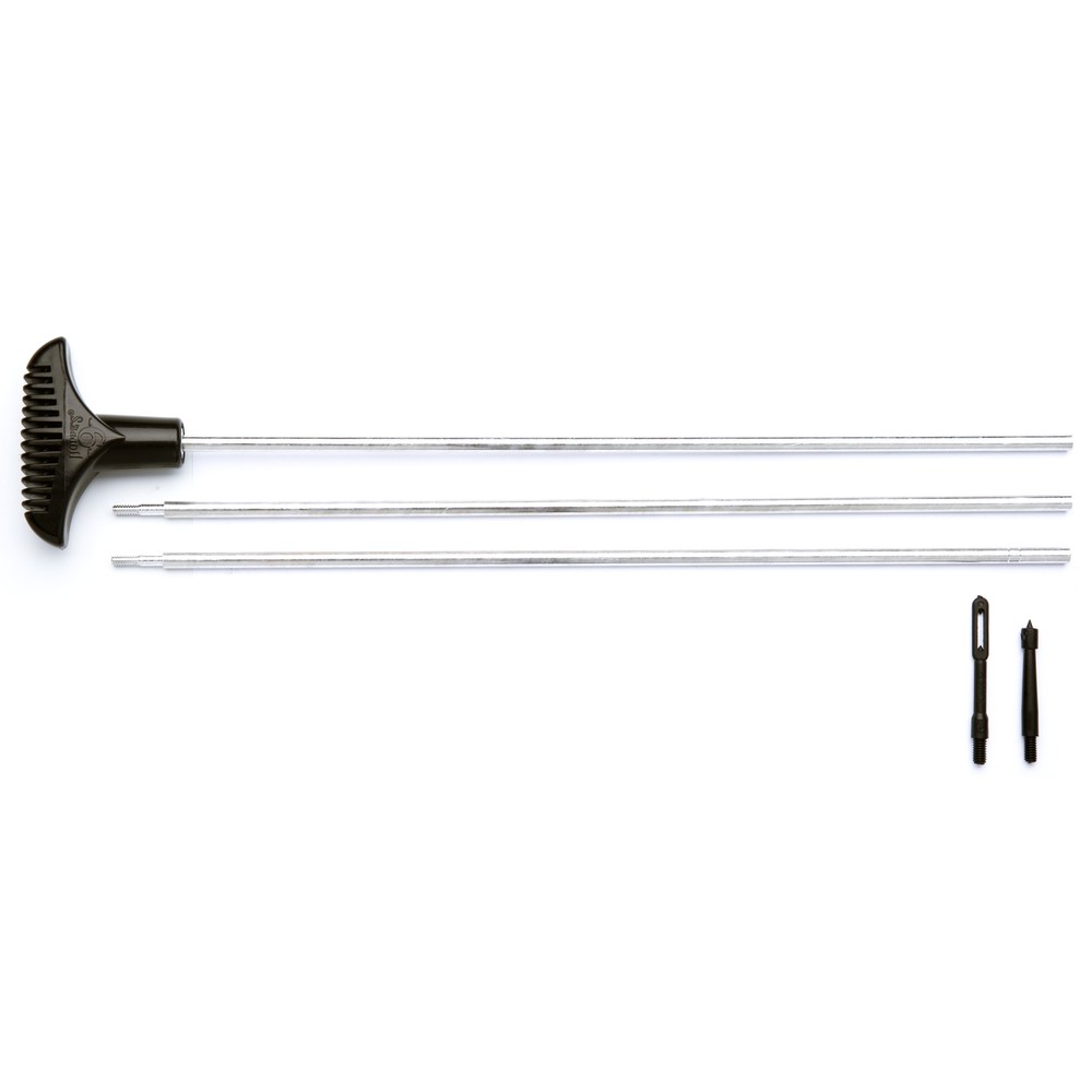 Hoppe’s 3 Piece Cleaning Rod Set for 22 Caliber Rifles Compact Aluminum Design