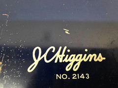 Vintage JC Higgins Gun Cleaning Kit Metal Box 2143 Sears and Roebuck Unrestored