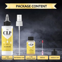 Gun Oil 4 oz & 1 oz Needle Oiler, Multi-Purpose Gun Cleaner, Gun Cleaning Kit…