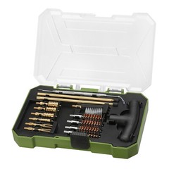 Universal Handgun Cleaning Kit Clean Rod Bore Brush Gun Cleaning Jag 16PC w/Case