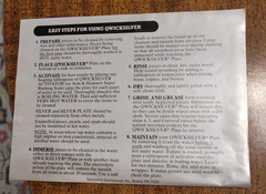 Quicksilver Silver Cleaning Kit / VERY RARE / ORIGINAL