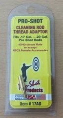 PROSHOT .17-.20CAL THREAD ADPTR (17AD)