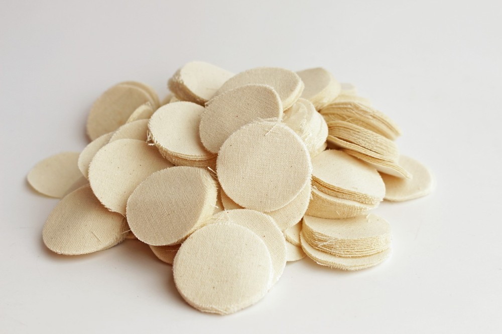 .40-.49 CAL 1 1/8″ ROUND .015″ THICK DRY SHOOTING PATCHES / QTY. 500 / EMSS4151F
