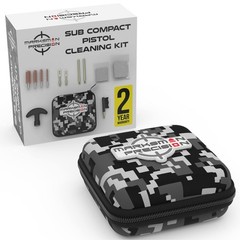Sub Compact Cleaning Kit – Brass – .22 9mm .357 .38 .380 .40 10mm .44 and .45…