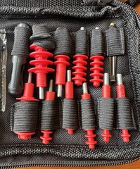 NEW! BUSHMASTER BORE SQUEEG-E UNIVERSAL FIELD CLEANING SYSTEM W/ CANVAS CASE