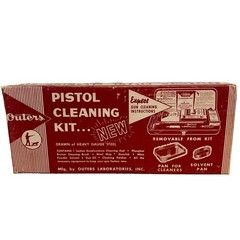 Vintage 1977 Outers Pistol 32 Cal. & Revolver Cleaning Kit with Original Box