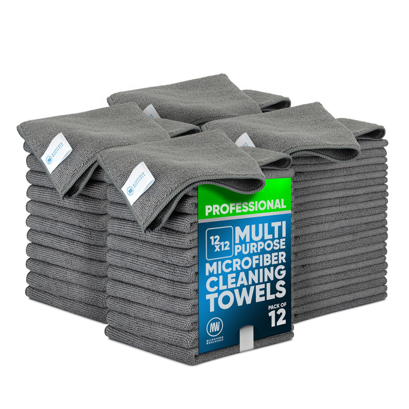 Microfiber Wholesale 12 X 12 Mw Pro Multi-Surface Microfiber Cleaning Cloths