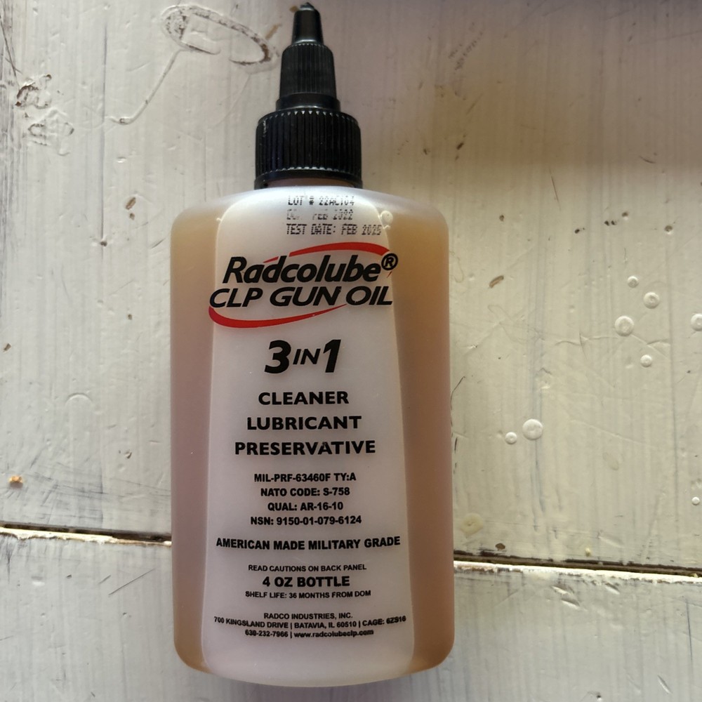 3-in-1 CLP Gun Oil, Lubricates & Preserves All Types of Firearms, Military