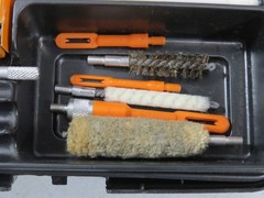 Vintage Hoppes Rifle Gun Cleaning Kit With Black Storage Box
