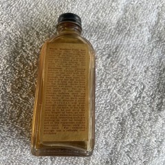 Montgomery Wards Western field Nitro Powder Solvent Bottle Nice! 3/4 Full