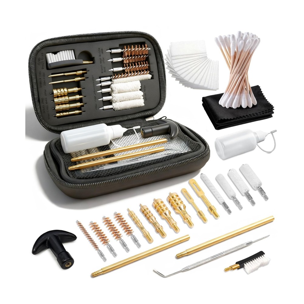 Gun Cleaning Kit Universal Handgun Cleaning Kit 25 in 1 Pistol Cleaning Kit f…