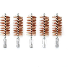 5 Pcs Phosphor Bristle Bronze Bore Gun Cleaning Brush for Pistol Shotgun
