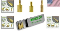 6 Pack Gun Cleaning Rod Fitting Adapter Set 5-40 8-32 10-32 5/16-27 Thread in Ma