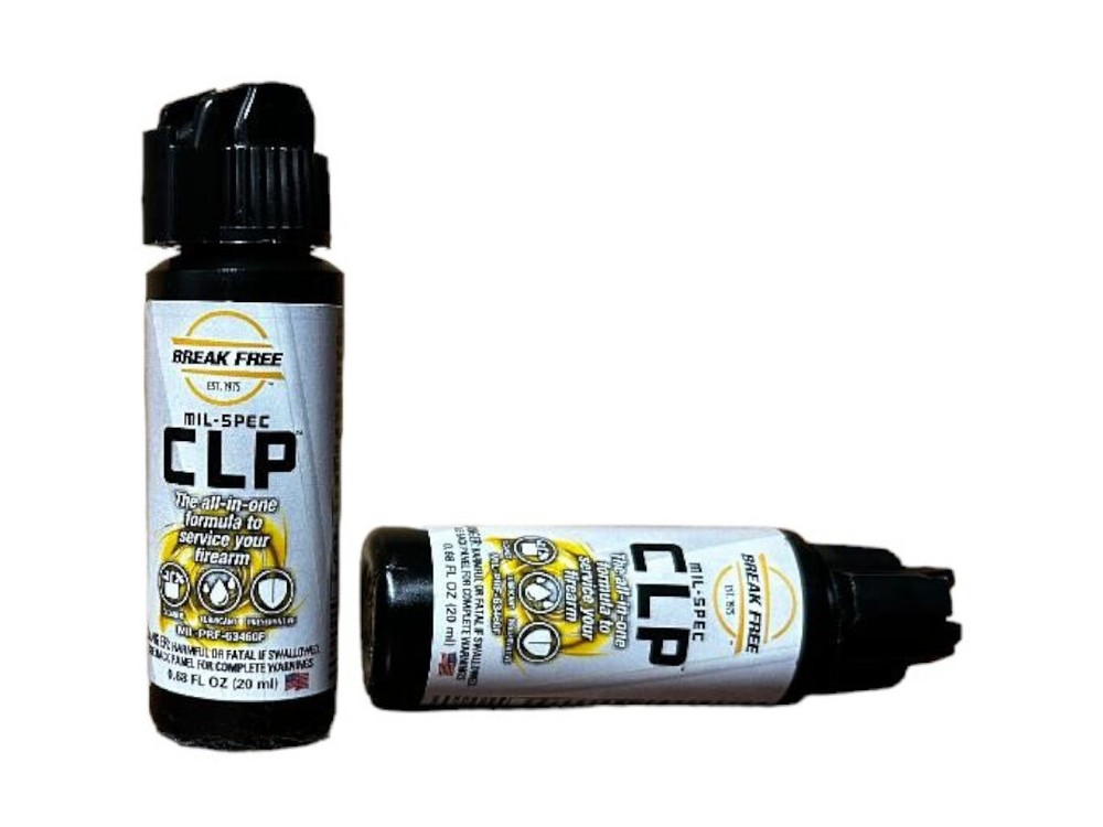 Break Free CLP Gun Cleaner Made in the USA 2/3 oz Squeeze Small Bottle 2-Pack