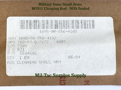 Military Issue Small Arms M1911 Cleaning Rod – NOS Sealed