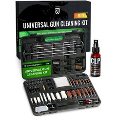 Universal Gun Cleaning Kit 43pcs Stainless Steel Rods CLP Oil Brushes Patches US