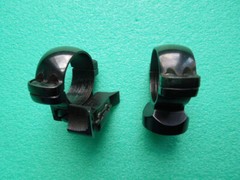 Orig STEYR Mannlicher QR comp. SET Old STYLE w. 1inch/25,4mm Rings+Bases AUSTRIA
