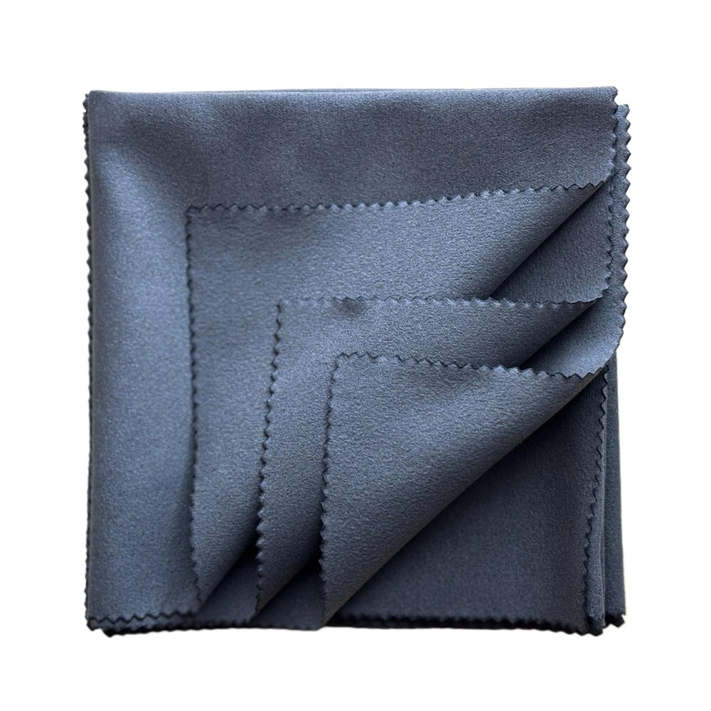 Silicone Cleaning Cloth Set, 12 x 12 inch, 5-Pack, Gray, Lint-Free for Firear…