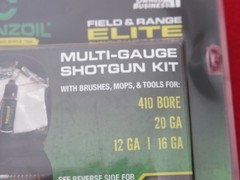 Clenzoil Multi-Gauge Shotgun Kit Black Gun Cleaning Kit 410-20 Ga-12 Ga-16 Ga
